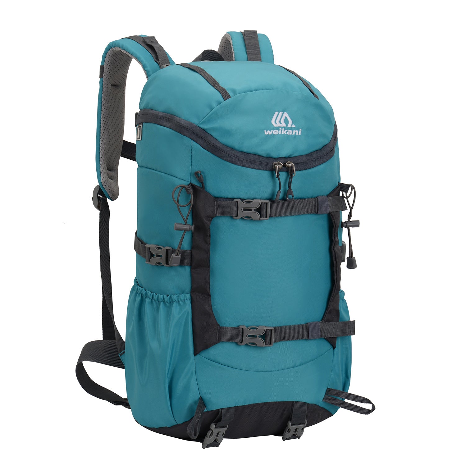 Blue 20L Women's Orange Mountaineering Backpack - Water-Resistant