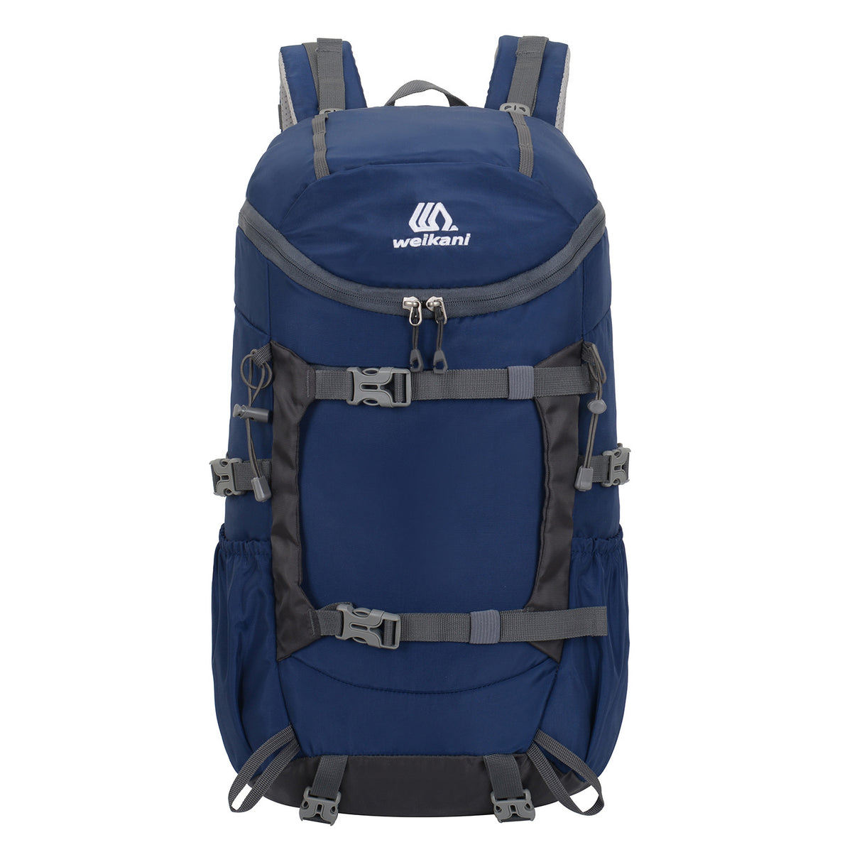 Navy Blue 20L Women&#39;s Orange Mountaineering Backpack - Water-Resistant