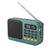 Portable Digital Music Player & FM Radio,4 Playback Modes, LED Flashlight(Green)