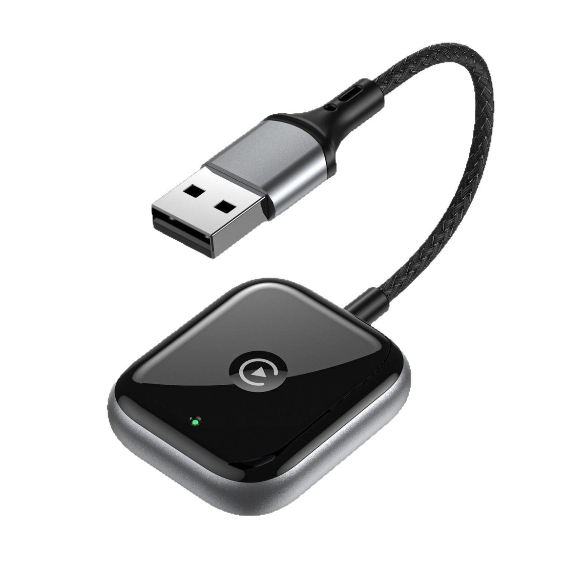 2-in-1 Wireless CarPlay &amp; Android Auto Adapter - Plug &amp; Play Dongle for Cars(Applicable to iPhone-Black)