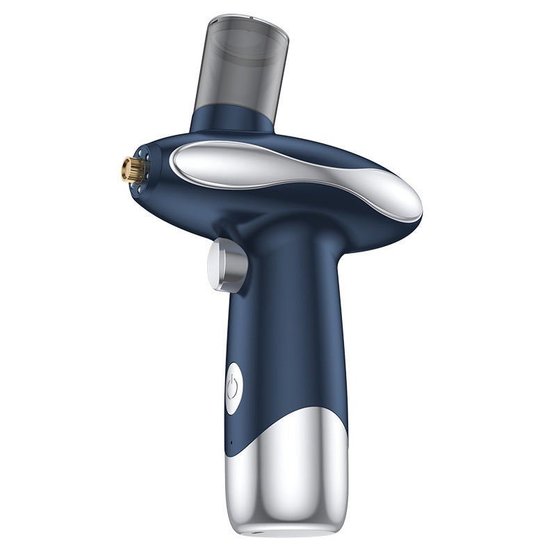 Portable Nano Facial Steamer &amp; Oxygen Sprayer with Red/Blue Light Therapy(blue)