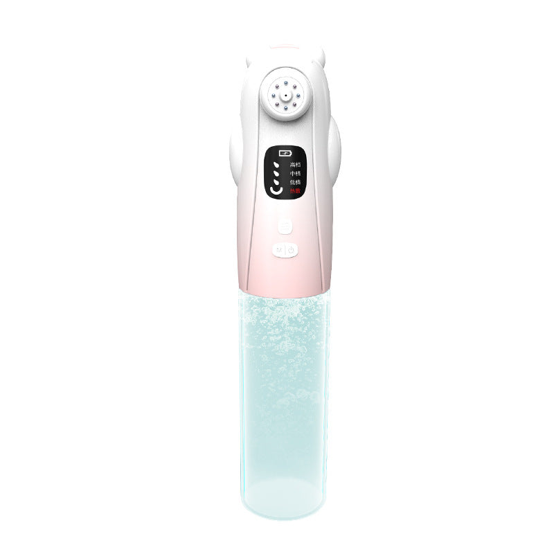 Nano Facial Mist Sprayer &amp; Oxygen Injector - 3 Modes, Deep Hydration &amp; Serum Absorption(pink)