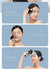 Mini Facial & Head Massager with Heat Therapy - USB-C Rechargeable, 3 Modes(white)
