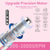 Portable Cordless Electric Nail Drill Kit with UV Lamp - 0-20000RPM, LED Display, 12 Bits(White)