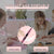 Portable Cordless Electric Nail Drill Kit with UV Lamp - 0-20000RPM, LED Display, 12 Bits(Pink)