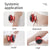 Smart Electric Cupping Therapy Massager - Adjustable Suction & Heat, Red Light Therapy, USB-C Rechargeable(White)