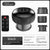 Smart Electric Cupping Therapy Massager - Adjustable Suction & Heat, Red Light Therapy, USB-C Rechargeable(Black)