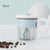 Automatic Self-Stirring Coffee Mug - 400ml, 5000RPM, USB-C Rechargeable with Trident Stirring Rod(blue)