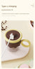 Automatic Self-Stirring Coffee Mug - 400ml, 5000RPM, USB-C Rechargeable with Trident Stirring Rod(coffee color)