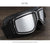 Retro Motorcycle Goggles - Windproof, UV400 Protection, Anti-Impact PC Lenses with Leather Frame(Black leather gray lens)