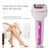 3-in-1 Ladies Electric Epilator, Shaver & Callus Remover with LED Display - Rechargeable & Waterproof(Light Green)