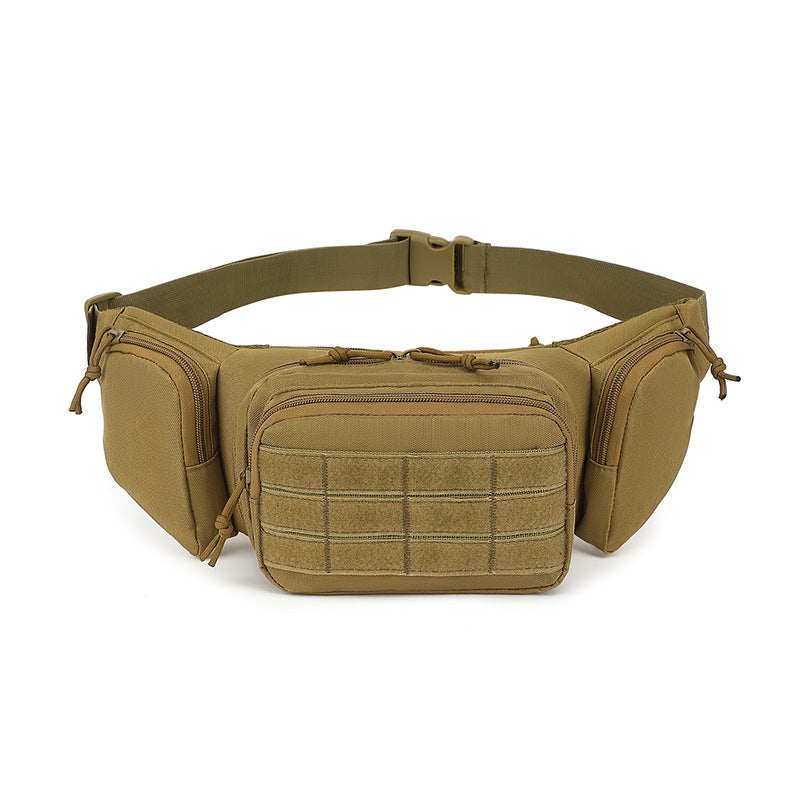 Tactical Waist Pack &amp; Concealed Carry Bag - Multi-Pocket Fanny Pack with Adjustable Strap(Khaki)