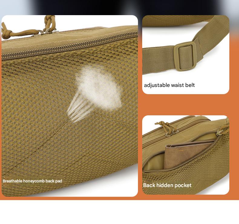 Tactical Waist Pack & Concealed Carry Bag - Multi-Pocket Fanny Pack with Adjustable Strap(Green)