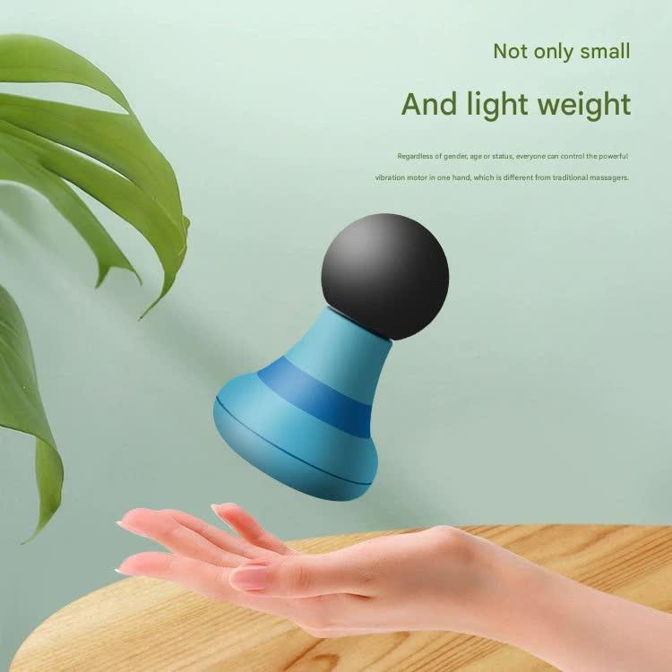 Mini Electric Fascia Massage Gun - Portable Deep Tissue Percussion Massager with Quiet Motor(blue)