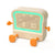 Adorable Toast-Shaped Digital Alarm Clock with Night Light & Phone Stand - Multifunctional Kids Clock(milky)