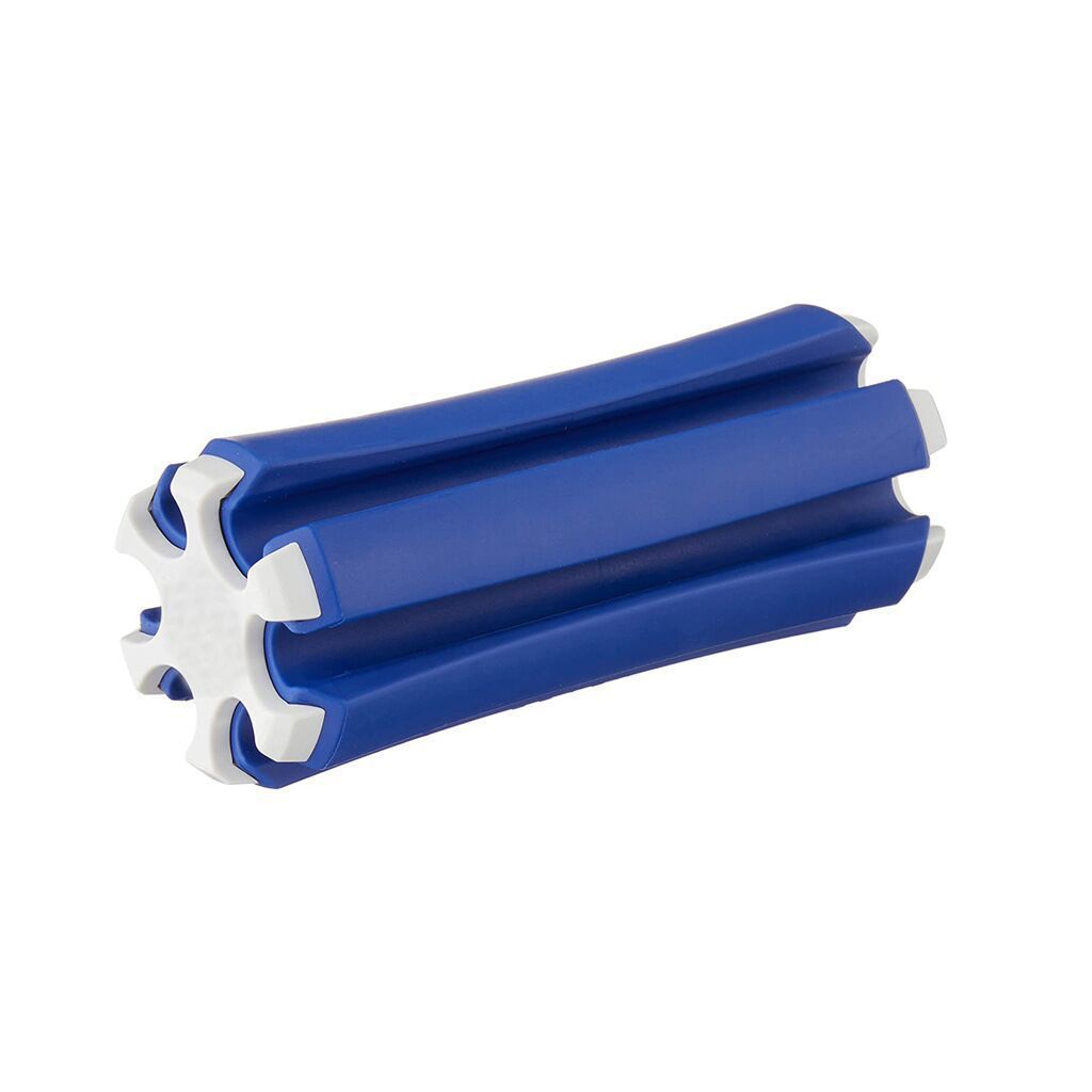 Portable Golf Club Carrier &quot;SILO&quot; - Holds 3 Clubs, Lightweight &amp; Easy to (Blue and white)