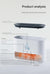 Himalayan Salt Stone Flame Aroma Diffuser & Humidifier - 7 Light Options, Ultrasonic, Auto Shut-Off(black)