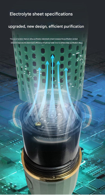 Wireless Fruit & Vegetable Purifier - Electrolytic Cleaning, Removes Residue, IPX7 Waterproof(green)