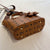 Chic Print Tote Bag with Bear Charm - Versatile Handbag & Crossbody(Brown)