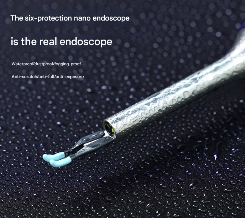 Smart Visual Ear Cleaner with HD Endoscope & Precision Tweezers - Safe for Adults & Children(White)