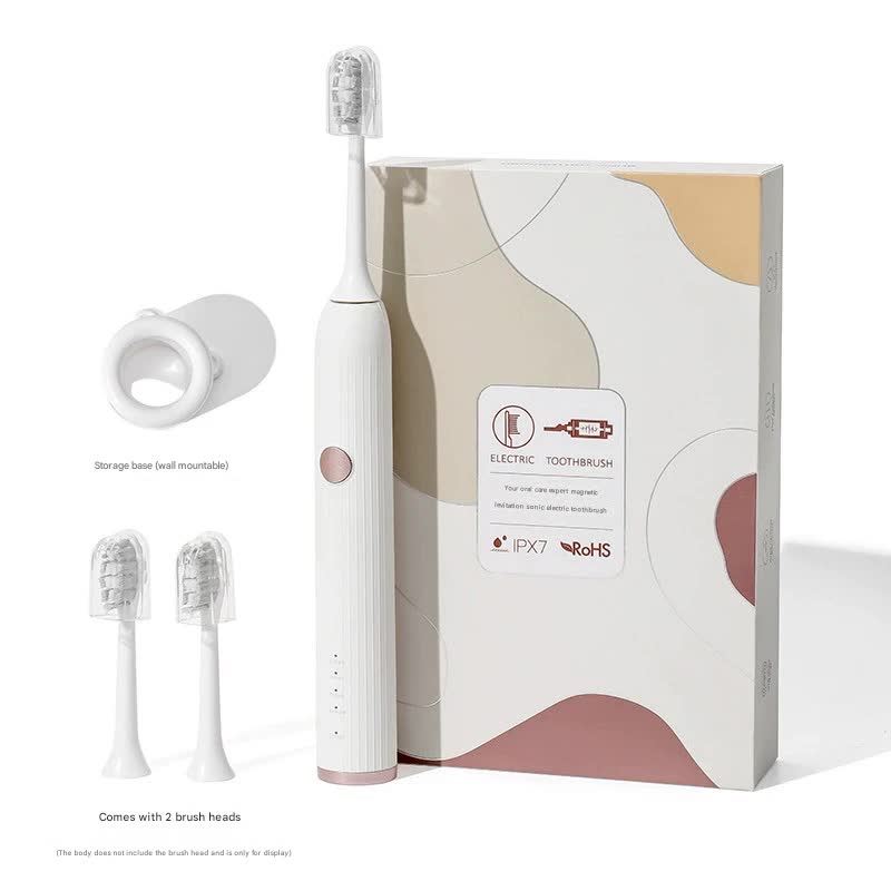 Advanced Sonic Electric Toothbrush - 8 Modes, Long Battery Life (300 Days Standby), Gentle &amp; Effective Cleaning(Milk tea white)