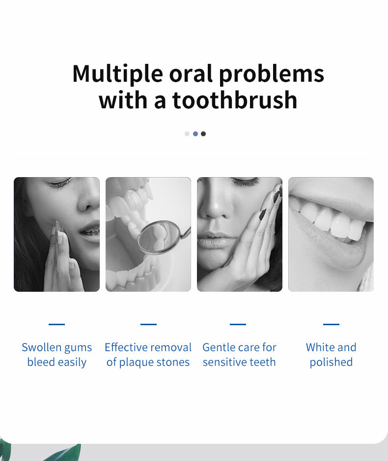 Professional Sonic Electric Toothbrush - 5 Modes, 40000 VPM, 180-Day Battery, IPX7 Waterproof with 4 Brush Heads(black)