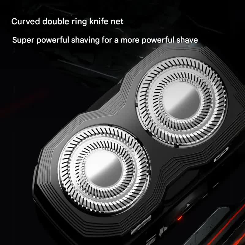 K002 Mini Electric Shaver - 3D Floating Head, IPX7 Waterproof, Type-C Charging, 70 Min Runtime Product Description(Gray)
