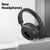 AKZ 25 Wireless Over-Ear Headphones - Bluetooth 5.3, Hi-Fi Audio, Noise-Isolating, Long Battery Life(Black)
