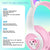 Cute Cat Ear Wireless Headphones - BT5.3, LED Lights, TF Card Slot, Soft Protein Padding(Pink)