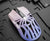 Tri-Mode Wireless Gaming Mouse - 1KHz Polling, 10000 DPI, Digital Display, Lightweight 73g(Purple)