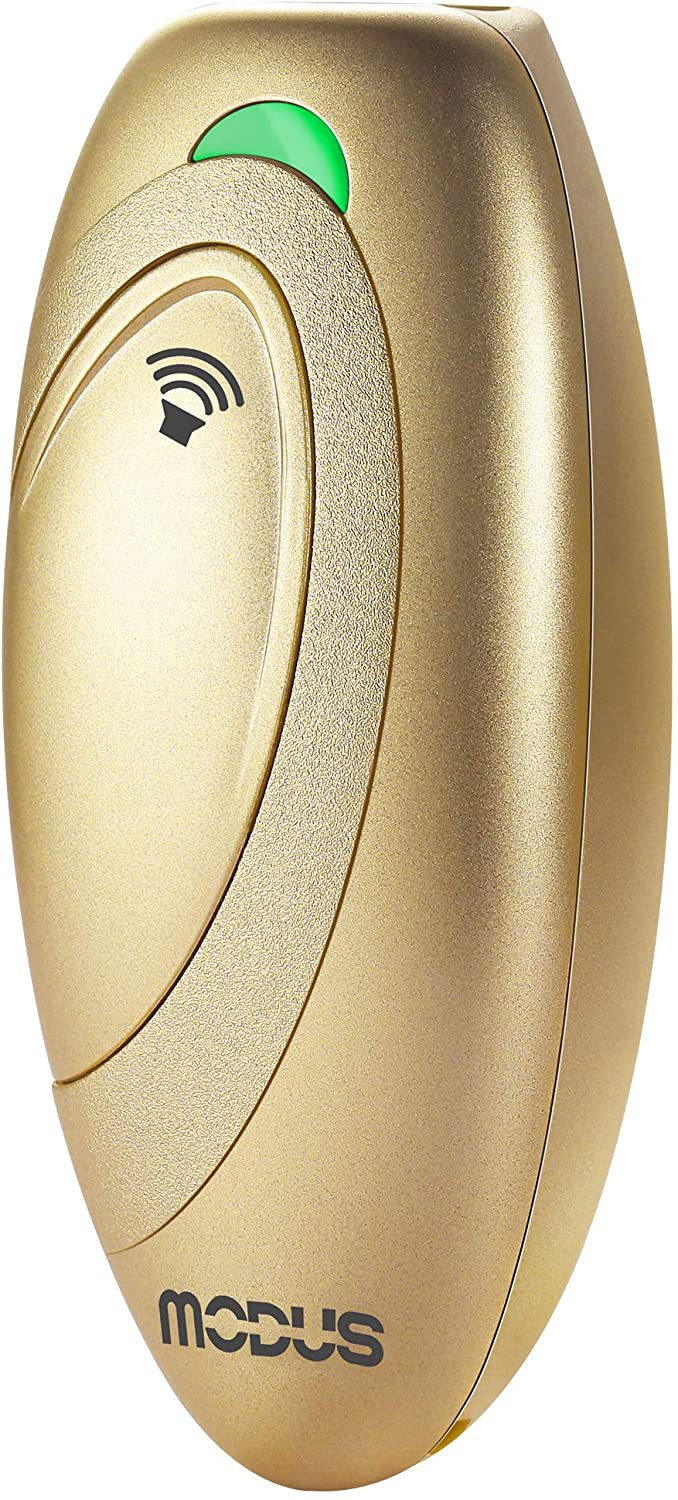 Ultrasonic Dog Bark Control &amp; Training Aid - Handheld Anti-Barking Device, 100% Safe with Low Battery Indicator(gold)