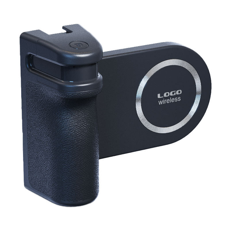 MagSafe Compatible Camera Grip &amp; Phone Stand with Detachable Bluetooth Remote - Versatile Photography Assistant(black)
