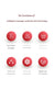 Smart Electric Cupping & Gua Sha Massager with Red Light Therapy & Magnetic Stones - 5 Levels, Rechargeable(red)