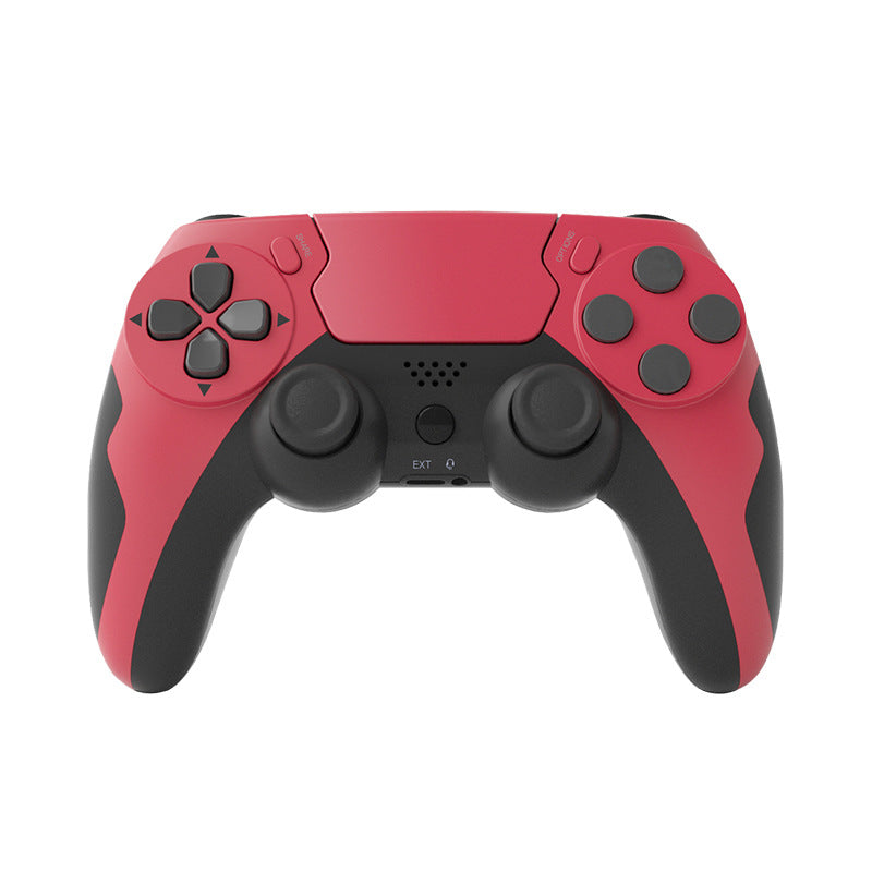 Wireless Gaming Controller - Bluetooth 4.0, Double Motor Vibration, Sensitive Touchpad &amp; 8H Playtime(Wine red)