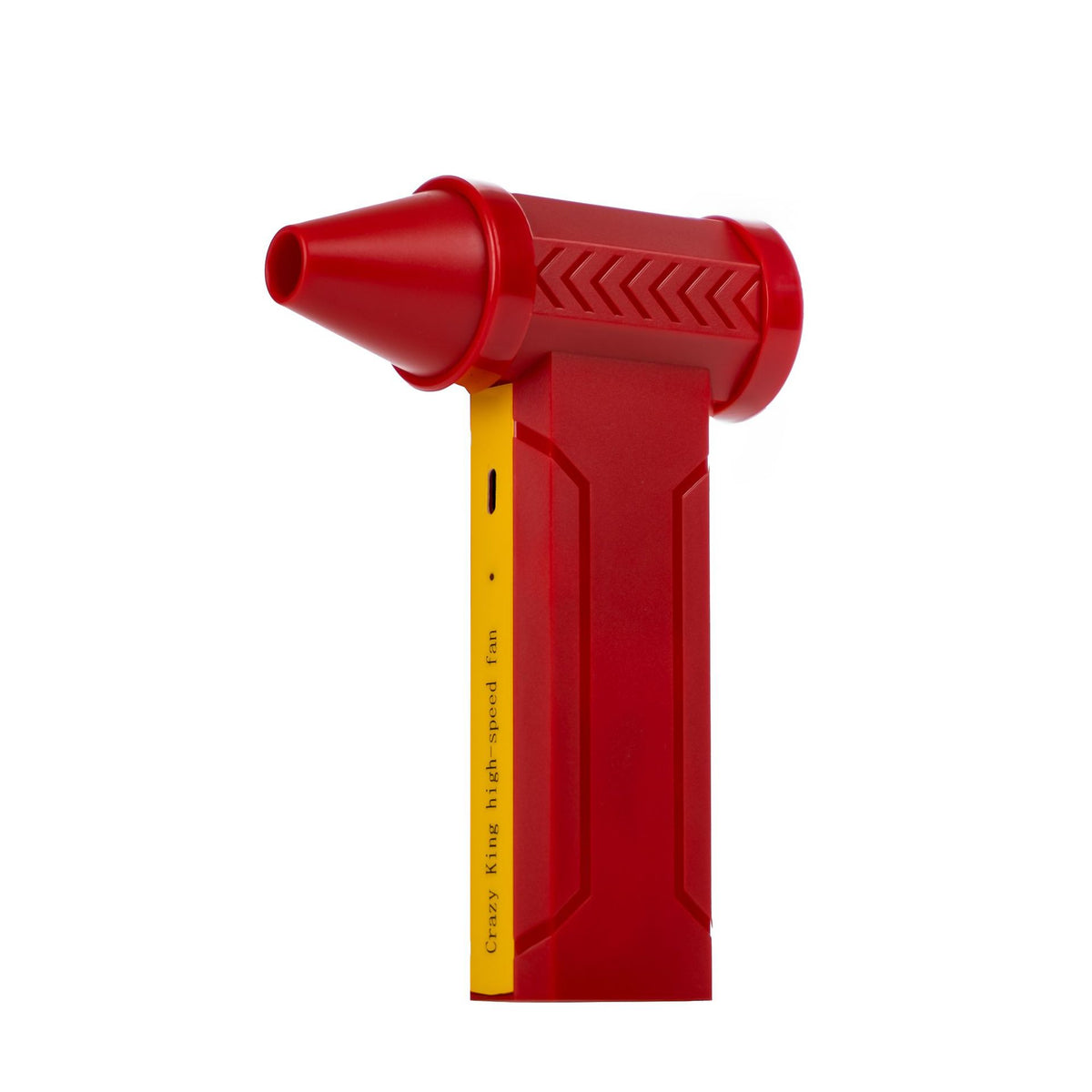 Portable Jet Fan - 200W Powerful Handheld Air Duster &amp; Blower (Red)
