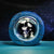 Celestial Ring LED Crystal Ball Lamp - 3D Engraving, Unique Gift (Carnation)
