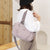 Grey Versatile Water-Repellent Nylon Tote Bag - Lightweight Multi-Pocket Shoulder & Crossbody Handbag