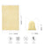 Yellow Chic Lightweight Nylon Drawstring Tote Bag - Multi-Pocket Casual Shoulder & Crossbody