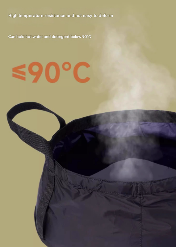 2 Pcs Dark Purple Ultra-Lightweight Collapsible Travel Basin - Waterproof Folding Bucket for Camping, Hiking & Outdoors (8.5L)