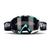 Cyan Frame and Grey Sheet Versatile Sports Goggles - Windproof UV Protection for Skiing, Motorcycle, Cycling & Outdoor Adventures