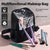Black Professional Makeup Bag Organizer - Large Capacity Travel Cosmetic Case with Brush Holder, Adjustable Dividers & Shoulder Strap