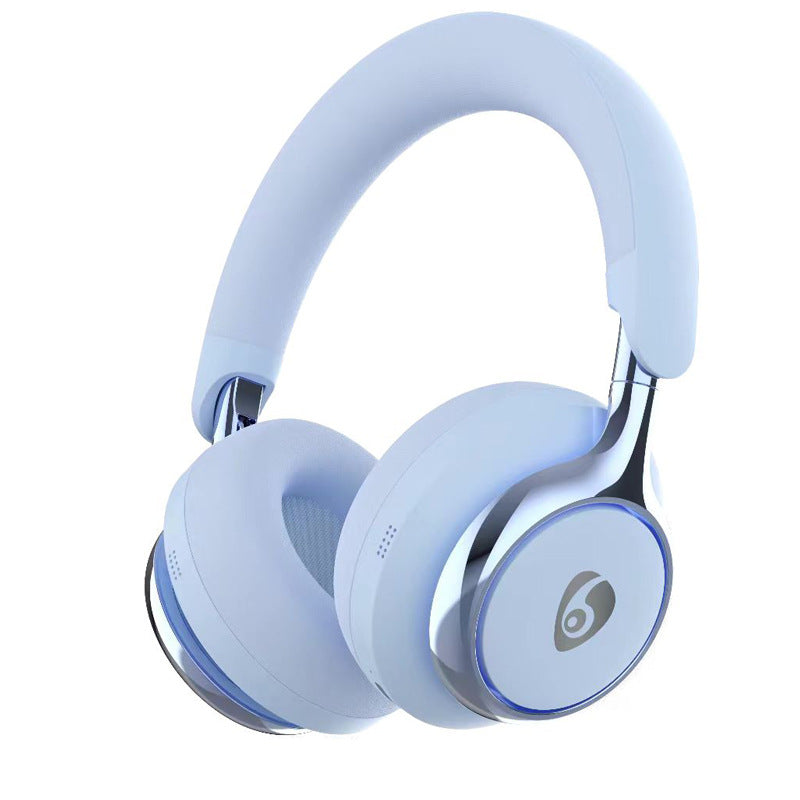 Blue Premium Wireless ANC Headphones - Bluetooth 5.4, 32H Playtime, Foldable Over-Ear Design, Comfort Earpads for Travel &amp; Gaming