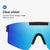 Orange Lenses With Black Temples Ultra-Light Polarized Sports Sunglasses - Wraparound Shield Design for Cycling & Outdoor Performance