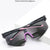 Blue Lenses With White Temples Ultra-Light Polarized Sports Sunglasses - Wraparound Shield Design for Cycling & Outdoor Performance