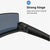 Blue Lenses With White Temples Ultra-Light Polarized Sports Sunglasses - Wraparound Shield Design for Cycling & Outdoor Performance