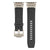Dark Grey Rugged Tactical Silicone Strap for Apple Watch Ultra & Series - Heavy-Duty Metal Clasp