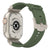 Black Rugged Tactical Silicone Strap for Apple Watch Ultra & Series - Heavy-Duty Metal Clasp