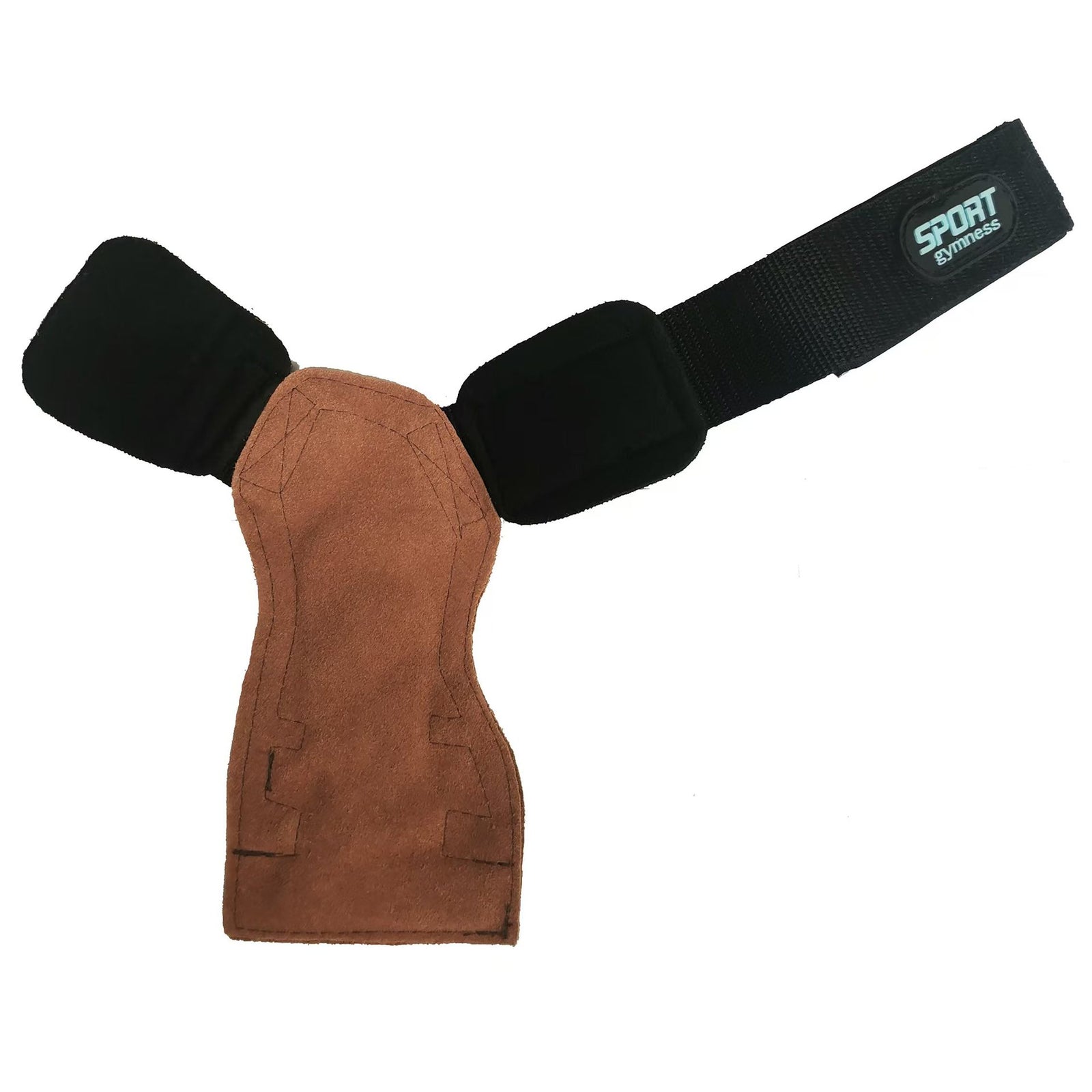 Size M Dark Brown Premium Cowhide Leather Weightlifting Gloves with Wrist Support - Non-Slip Grip, Breathable Fitness Workout Gloves for Gym, WODs, Dumbbells