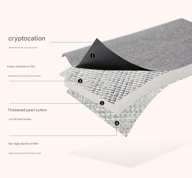 2 Pcs Grey Premium Double Layer Insulated Lunch Bag - 8.4L Thermal Cooler Tote with Shoulder Strap