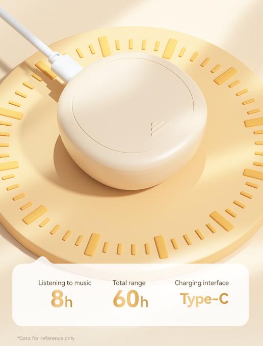 Beige Ultra-Comfort Wireless Sleep Earbuds - Bluetooth 5.4, Hi-Res Audio, Noise Isolating, 60H Playtime for Side Sleepers